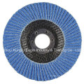 4.5 ′ ′ Zircônia Alumina Oxide Flap Discos abrasivos (tampa de fibra de vidro 24 * 15mm 40 #)
